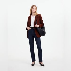 Madewell SOLD OUT '90s Straight High Rise Jeans Size 26 NWT Dark Wash